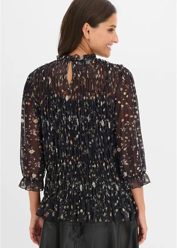 Blustopp av tunn mesh, bonprix