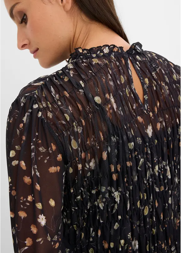 Blustopp av tunn mesh, bonprix