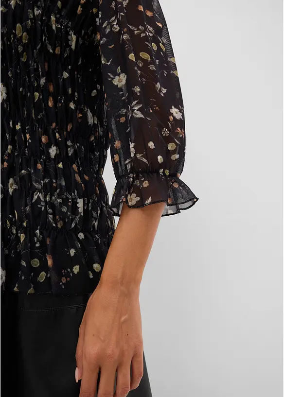 Blustopp av tunn mesh, bonprix