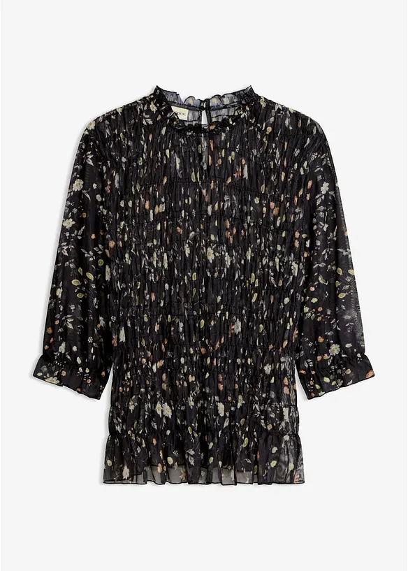 Blustopp av tunn mesh, bonprix
