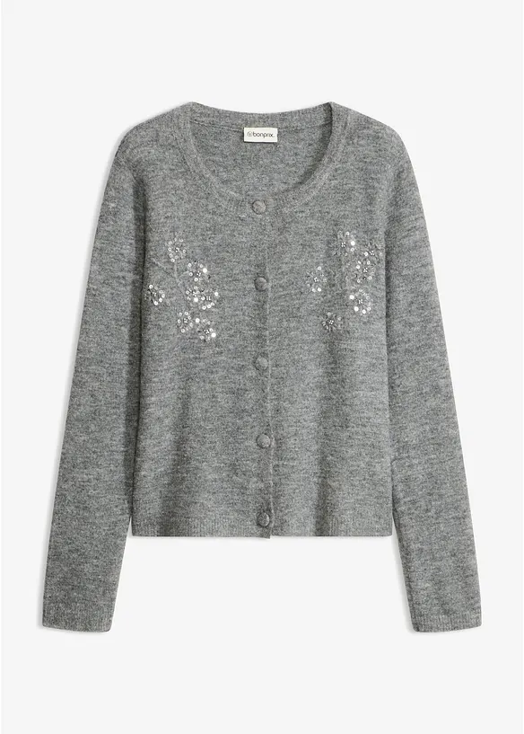 Cardigan med bekv&auml;m sk&auml;rning, bonprix