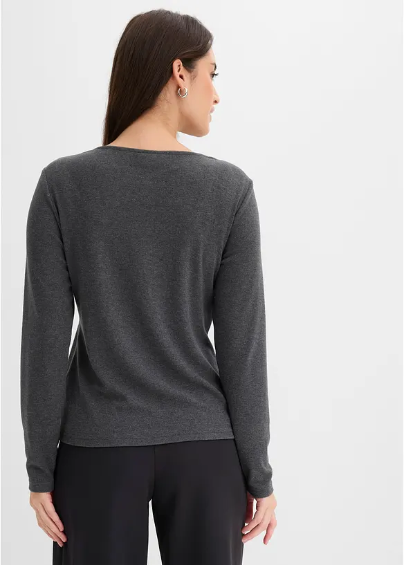 Topp i 2 i 1-modell med spets, bonprix