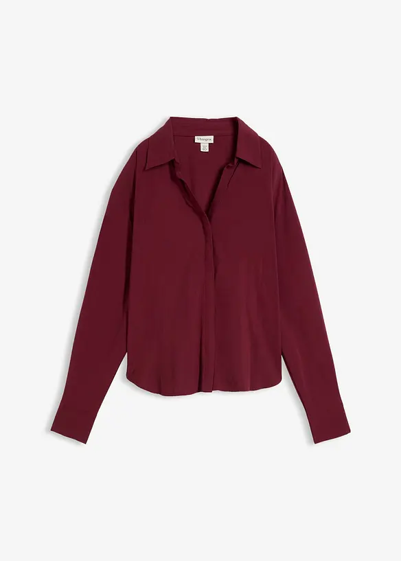 Blus i mjuk viskos, bonprix