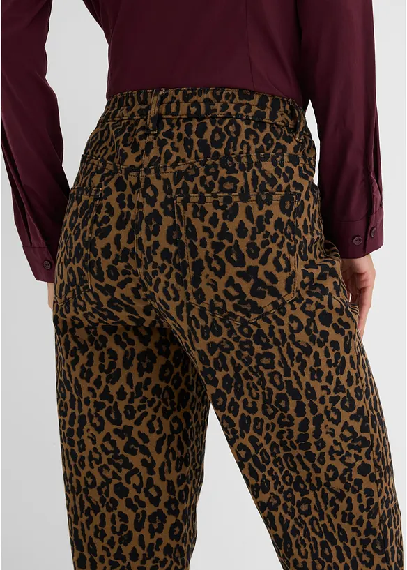 Byxa i bomullsstretch, bonprix