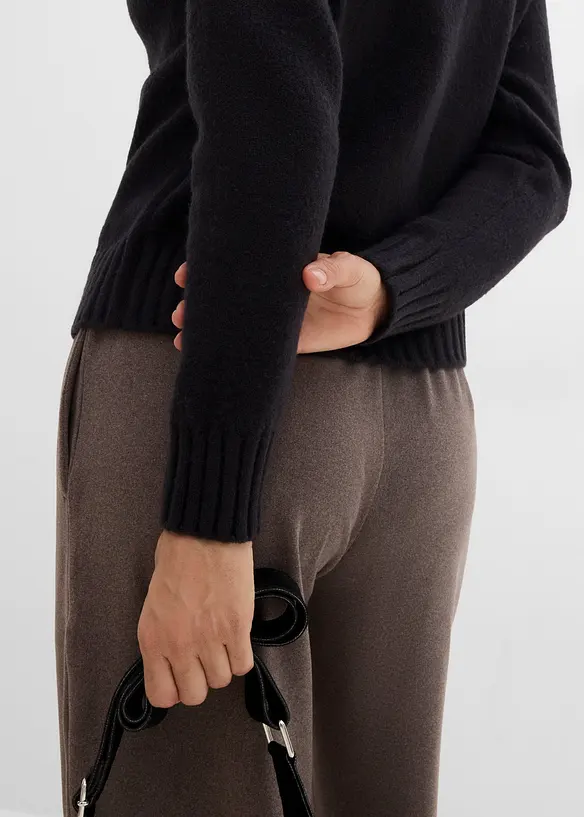 Stickad tr&ouml;ja med raglan&auml;rmar, bonprix