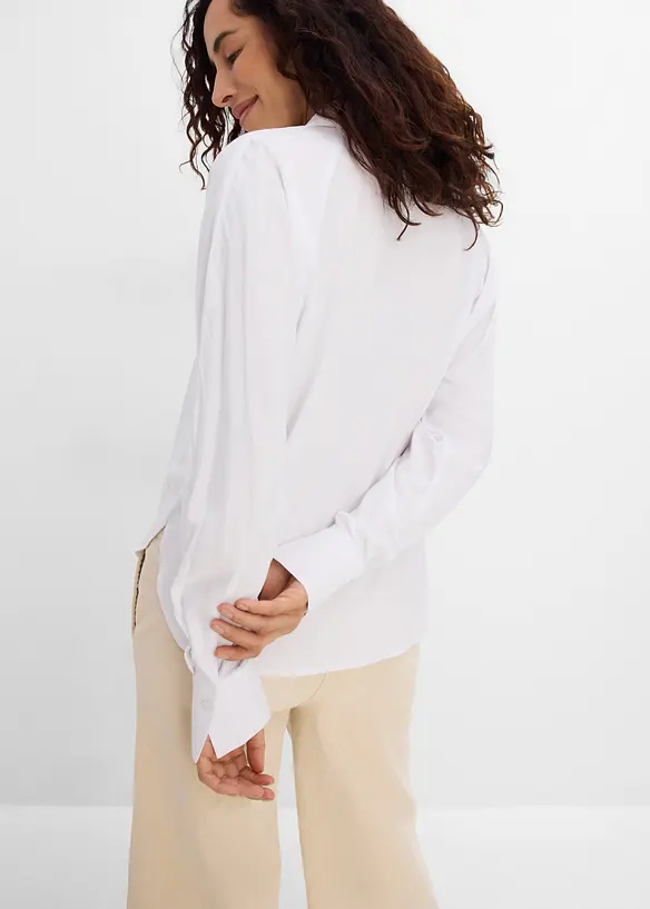 Blus i mjuk viskos, bonprix