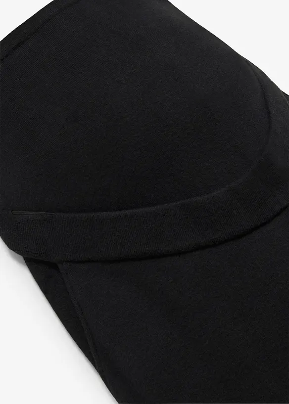 Stickad mammabyxa i mjukt material, raka ben, bonprix