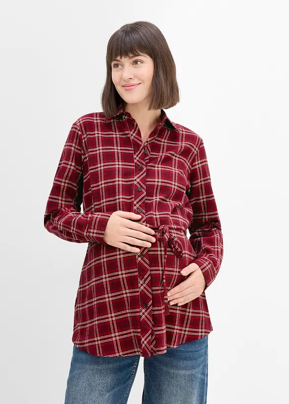 Mammablus av mjuk bomullsflanell, bonprix