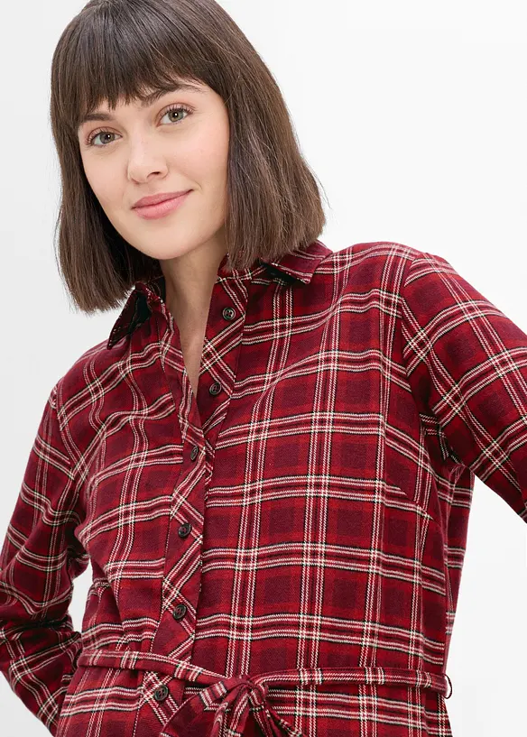 Mammablus av mjuk bomullsflanell, bonprix