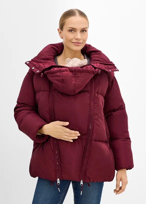 Mammajacka i oversizemodell med bebisficka och vaddering, bonprix