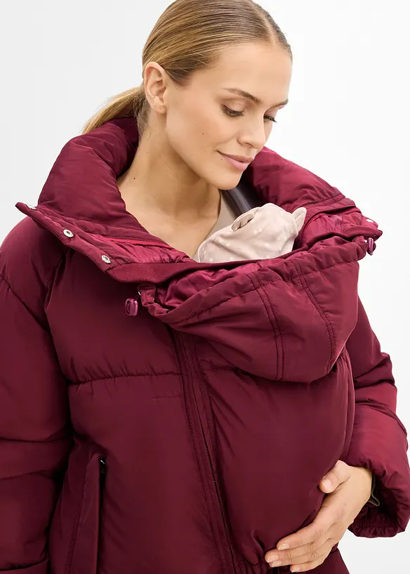 Mammajacka i oversizemodell med bebisficka och vaddering, bonprix