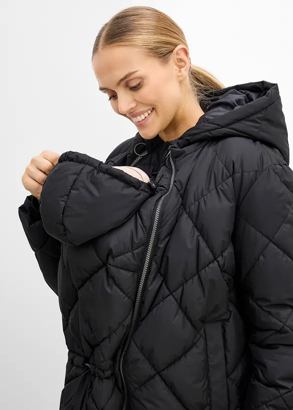 Vadderad mammakappa med babyficka, bonprix