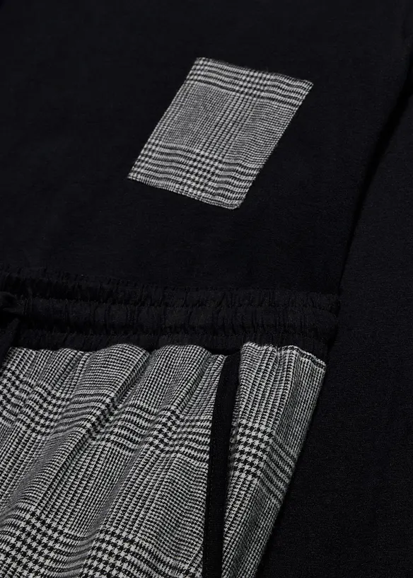 Pyjamas med flanellbyxa, bonprix