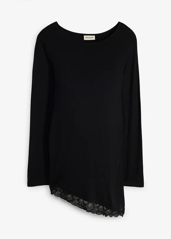 Elegant mammatopp med spets i nederkanten, bonprix