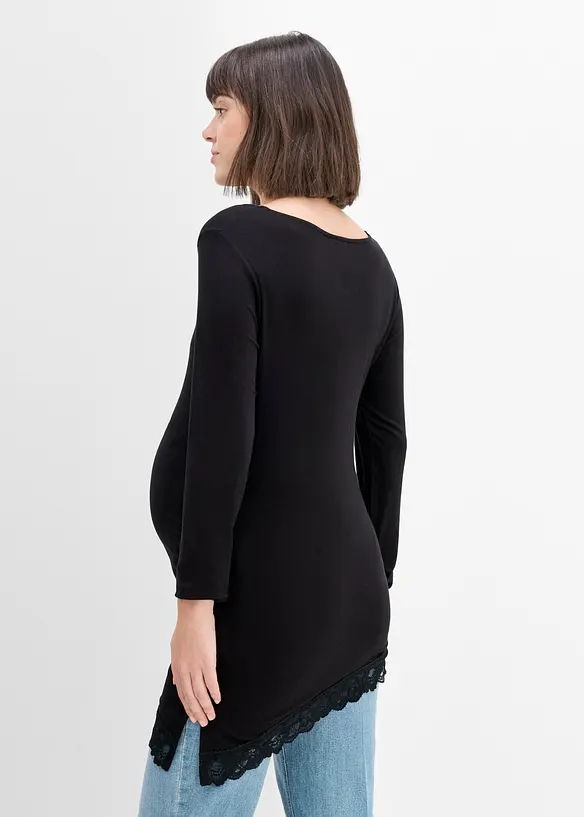 Elegant mammatopp med spets i nederkanten, bonprix
