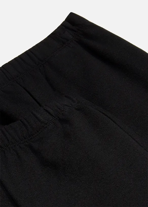 Fodrade leggings med bootcut (2-pack), bonprix