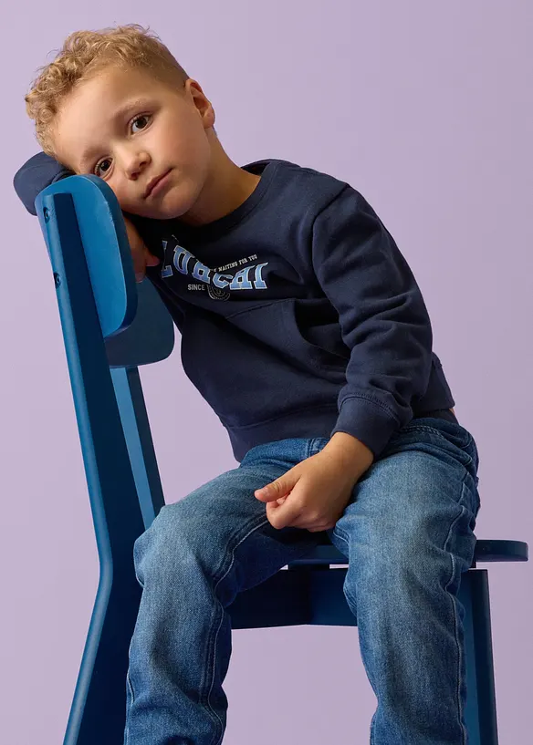 Fodrade jeans fr&aring;n Lurchi i Regular Fit med jesrseyfoder, Straight, Lurchi