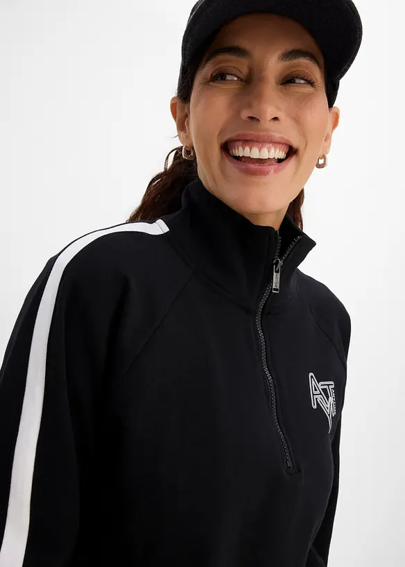 Sweatshirt i bomullsmix, bonprix