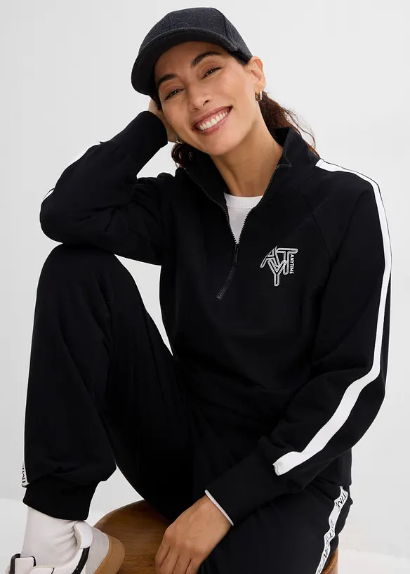 Sweatshirt i bomullsmix, bonprix