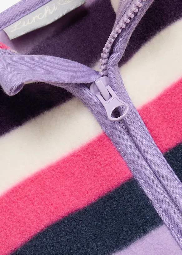 Fleecejacka fr&aring;n Lurchi med kontrasterande detaljer, Lurchi