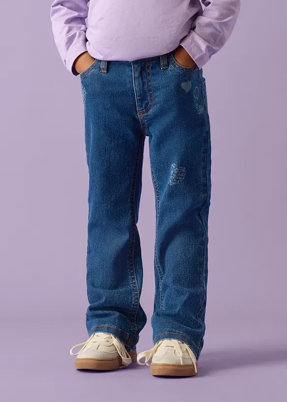 Fodrade Bootcut Jeans Mid Waist, fr&aring;n Lurchi, Lurchi