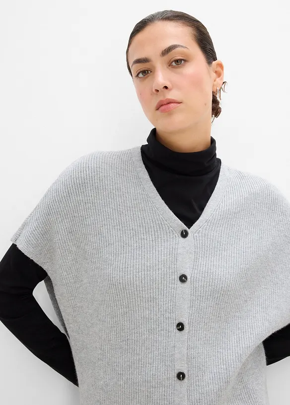 Cardigan i viskosmix, bonprix