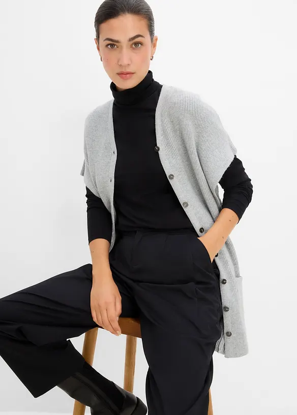 Cardigan i viskosmix, bonprix