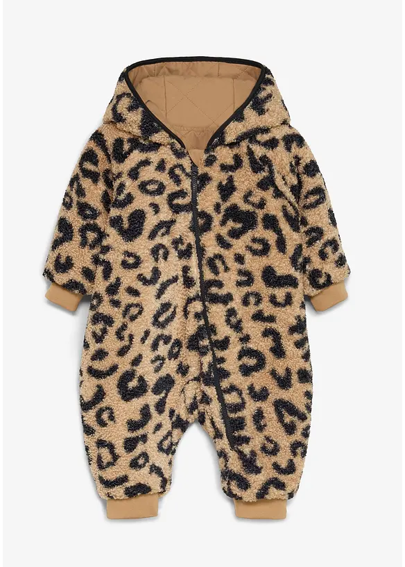 V&auml;ndbar overall med mjuk teddyfleece, bonprix