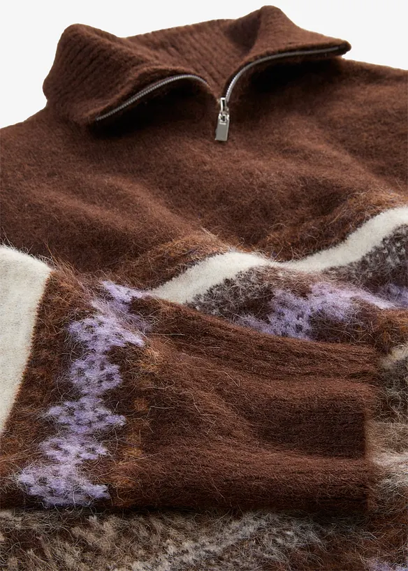 L&aring;ng Fair Isle-tr&ouml;ja, bonprix