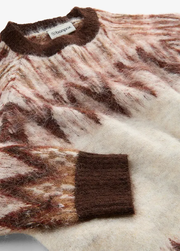 Fair Isle-m&ouml;nstrad tr&ouml;ja, bonprix