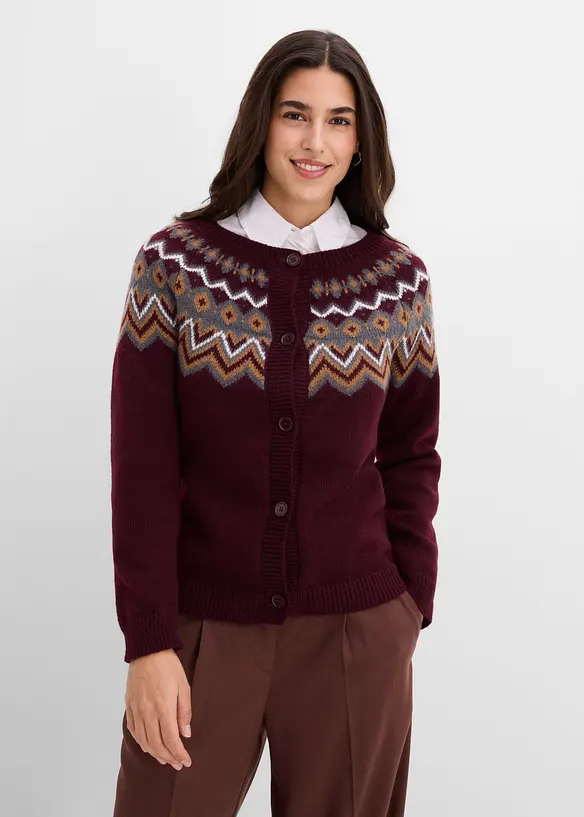 Lusem&ouml;nstrad cardigan, bonprix