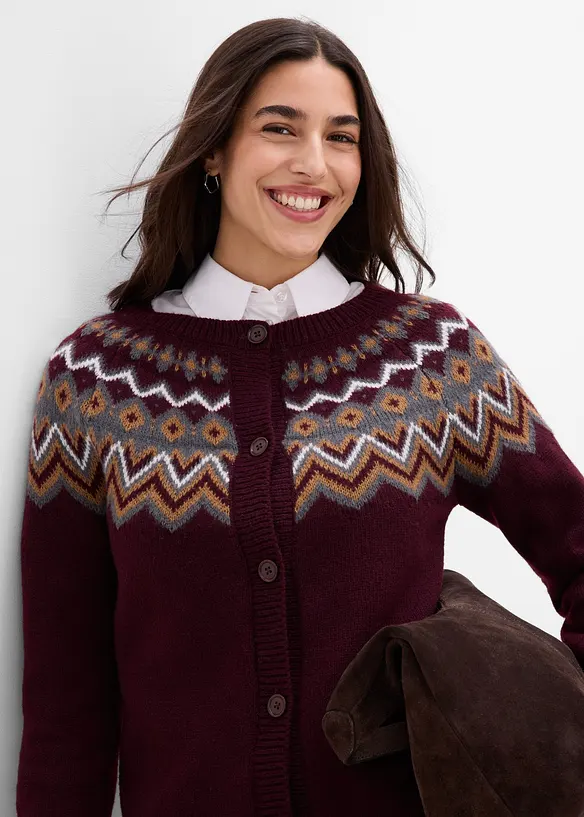 Lusem&ouml;nstrad cardigan, bonprix