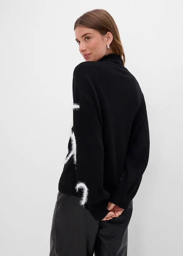Finstickad tr&ouml;ja, bonprix