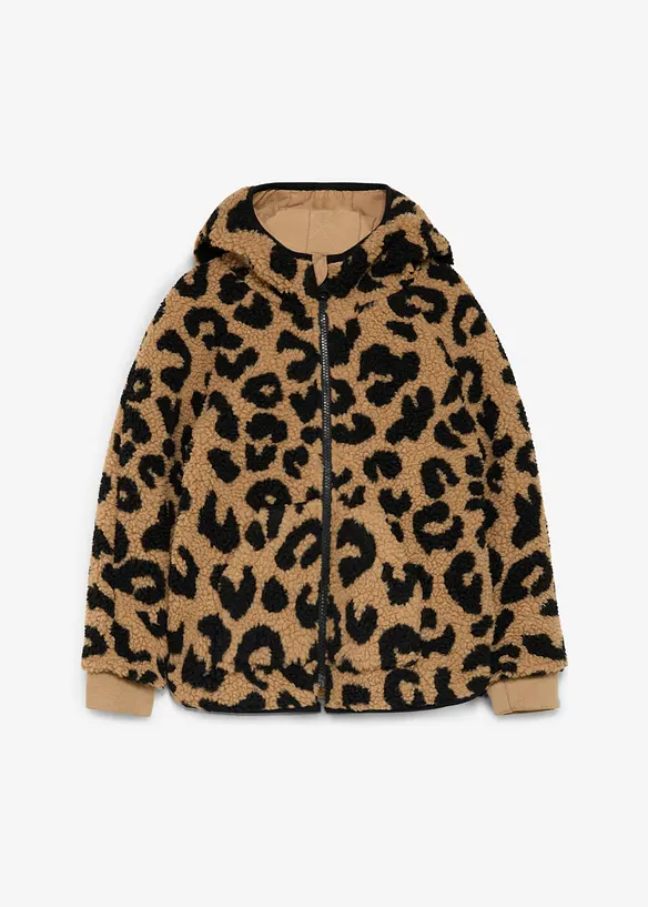 V&auml;ndbar jacka med mjuk teddyfleece, bonprix