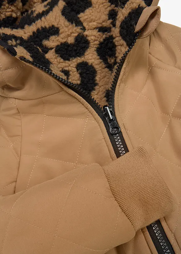 V&auml;ndbar jacka med mjuk teddyfleece, bonprix