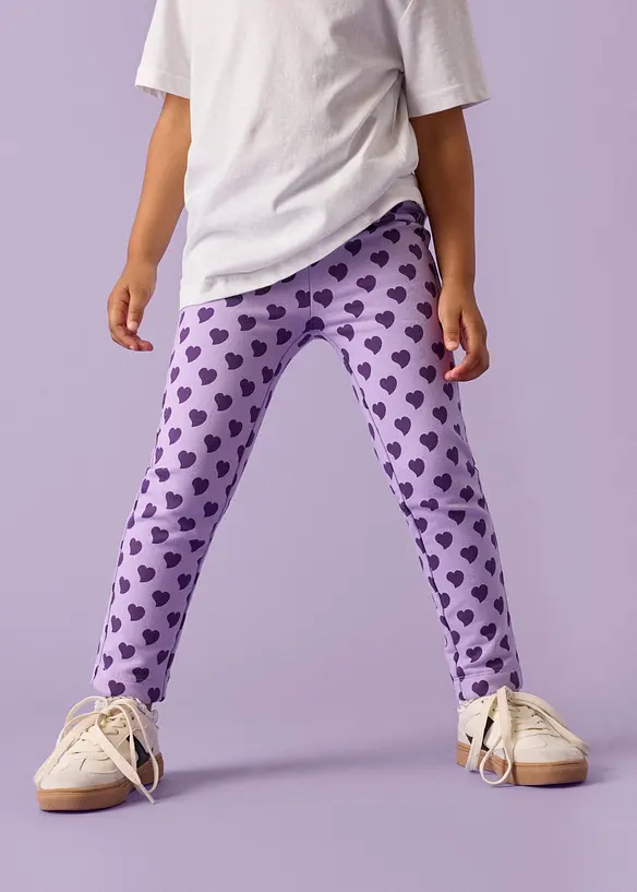 Fodrade leggings fr&aring;n Lurchi av mjuk, ekologisk bomull (2-pack), Lurchi