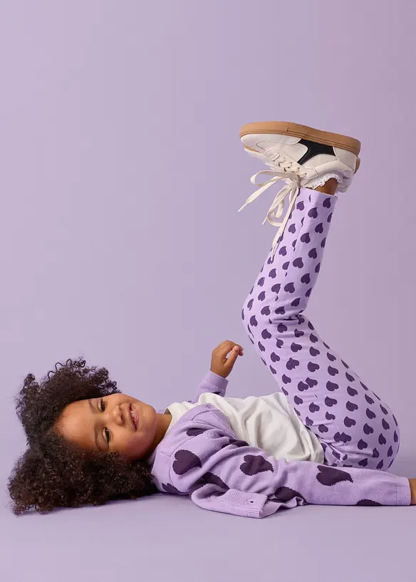 Fodrade leggings fr&aring;n Lurchi av mjuk, ekologisk bomull (2-pack), Lurchi