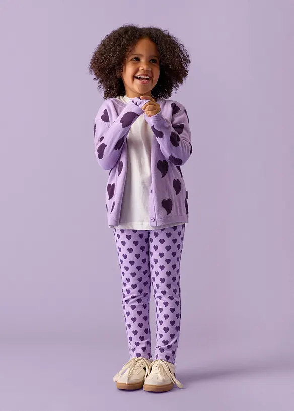 Fodrade leggings fr&aring;n Lurchi av mjuk, ekologisk bomull (2-pack), Lurchi