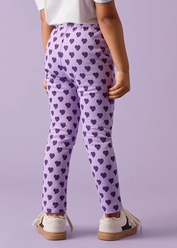 Fodrade leggings fr&aring;n Lurchi av mjuk, ekologisk bomull (2-pack), Lurchi
