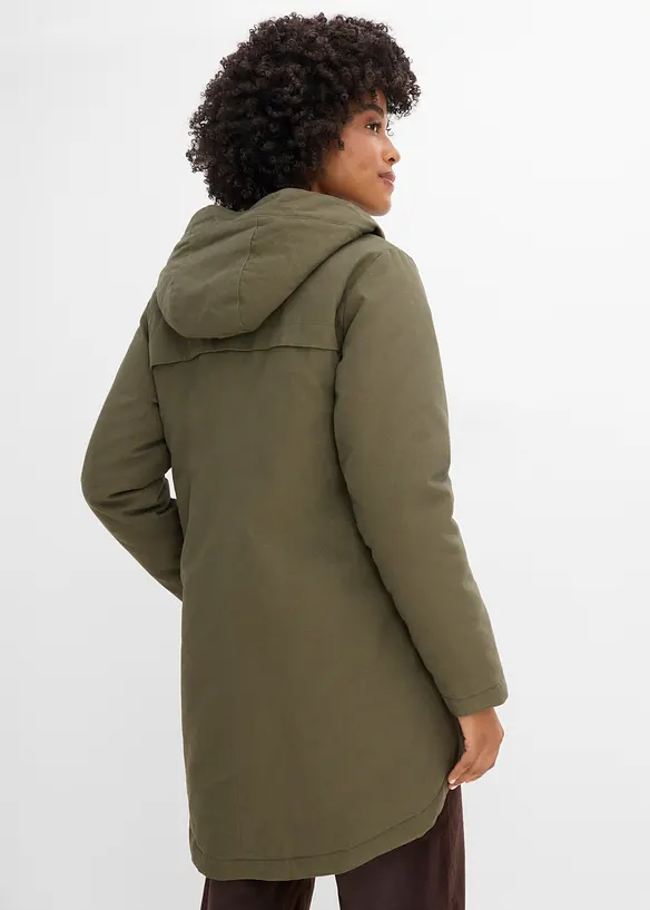 Parkas med teddyfleece, bonprix
