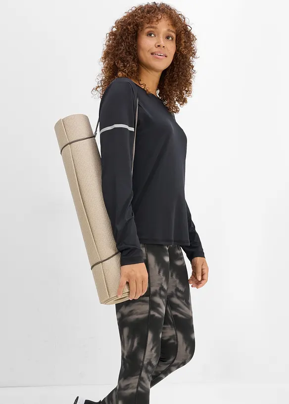 Sporttopp med reflexdetaljer (2-pack), snabbtorkande, bonprix