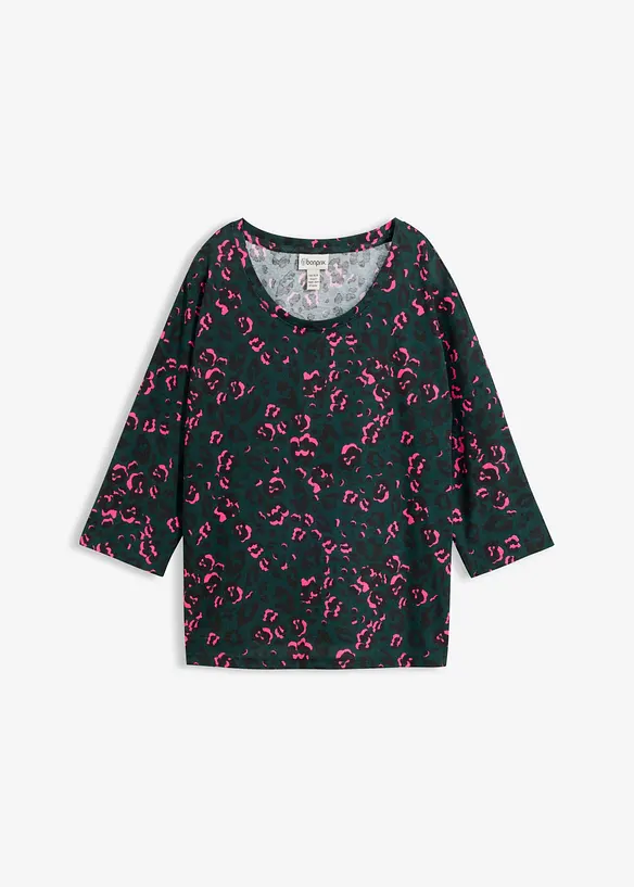 Oversizetopp i bomullsmix, bonprix