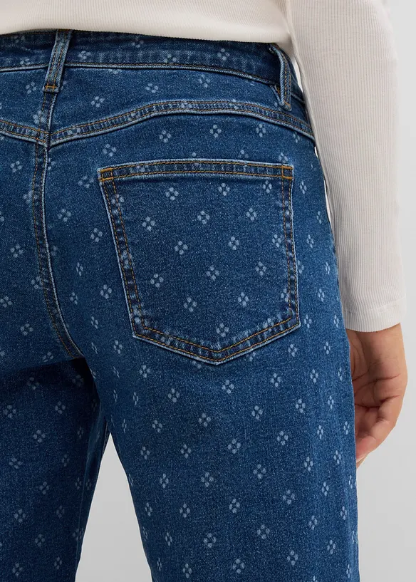 Wide Leg-jeans, Mid Waist, bonprix