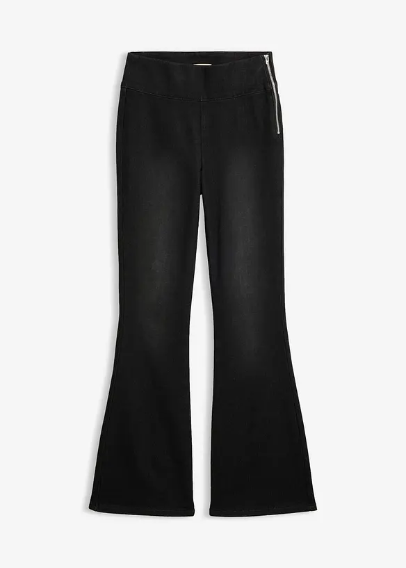 V&auml;rmande jeggings, High Waist, med bekv&auml;m midja, bonprix