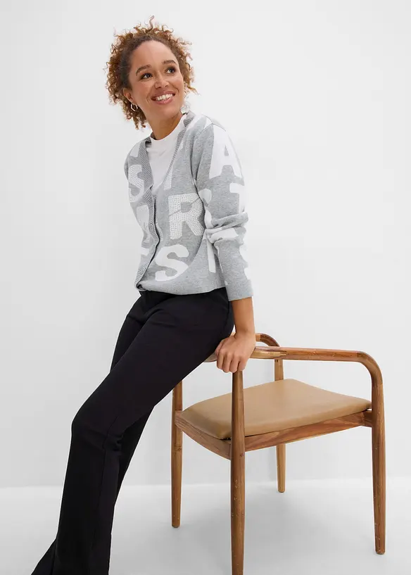 Finstickad cardigan, bonprix