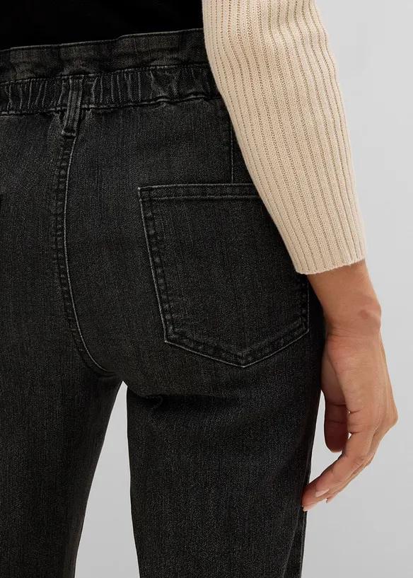 Mom-jeans High Waist, med bekv&auml;m midja, bonprix