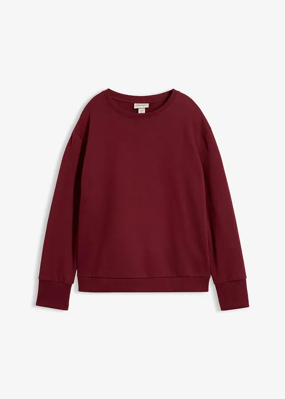 Oversizesweatshirt i mjuk bomullsmix, bonprix