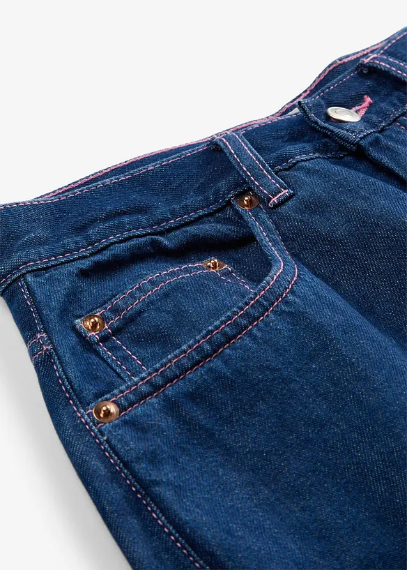 Barrel-jeans med High Waist, bonprix