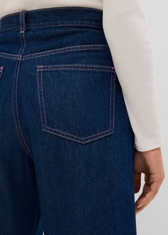 Barrel-jeans med High Waist, bonprix