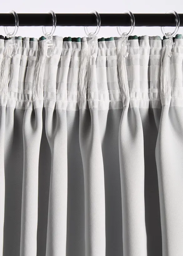 M&ouml;rkl&auml;ggande gardinl&auml;ngd med &aring;tervunnen polyester (1-pack), bonprix